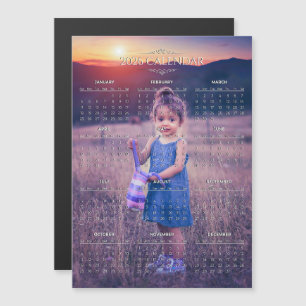 Add Your Own Photo 2026 Calendar Magnet
