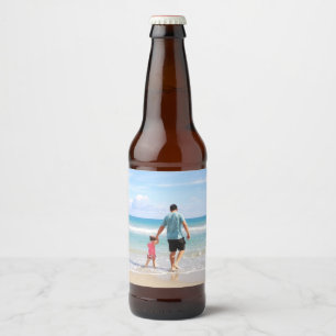 Add Your Own Photo and/or Text Beer Bottle Label