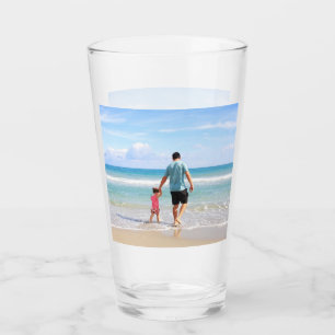 Add Your Own Photo and/or Text Drinking Glass
