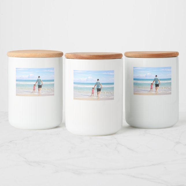 Add Your Own Photo and/or Text Food Label (Bottles)