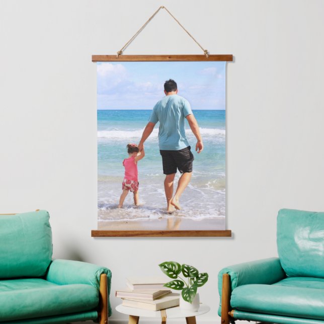 Add Your Own Photo and/or Text  Hanging Tapestry (Living Room)
