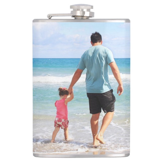 Add Your Own Photo and/or Text Hip Flask (Front)