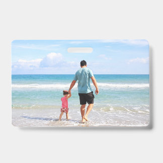 Add Your Own Photo and/or Text ID Badge