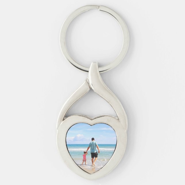 Add Your Own Photo and/or Text Key Ring (Front)