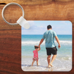 Add Your Own Photo and/orText Metal Key Ring