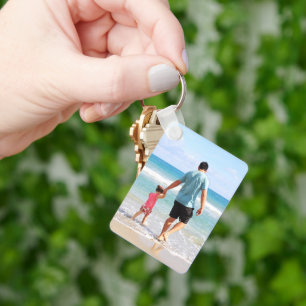 Add Your Own Photo and/orText Metal Keychain