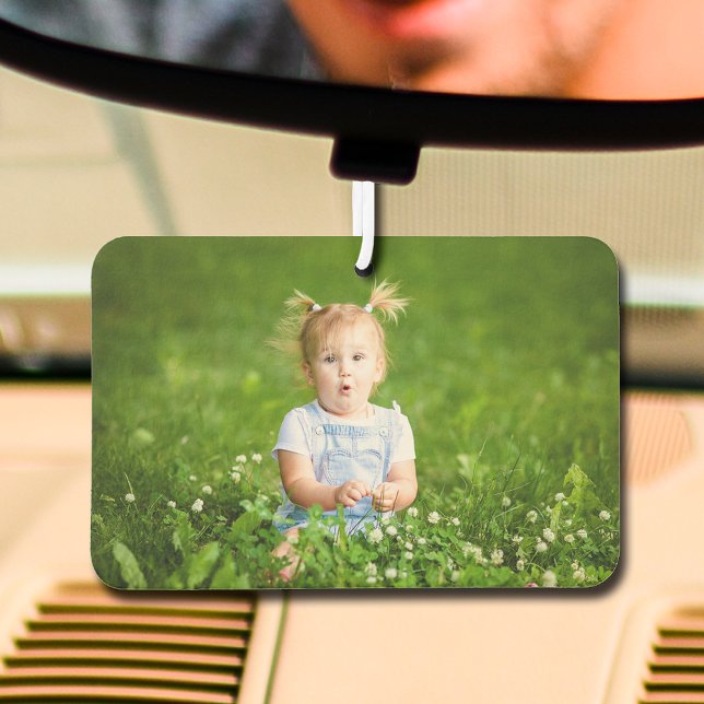 Add Your Own Photo Auto Car Air Freshener (Add your own photo to create a fun auto air freshener and choose your scent, too.)
