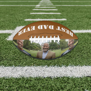 Add your own Photo Best Dad American Football