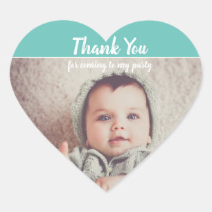 Add Your Own Photo Birthday Thank You  Stickers