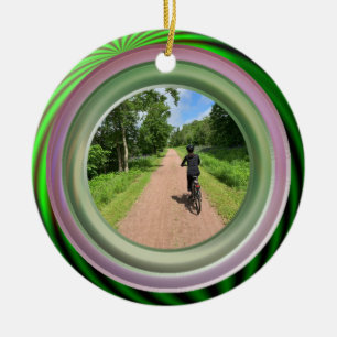 Add Your Own Photo Ceramic Ornament