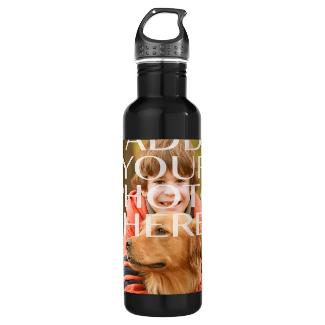 Add Your Own Photo Custom Personalised 710 Ml Water Bottle (Front)