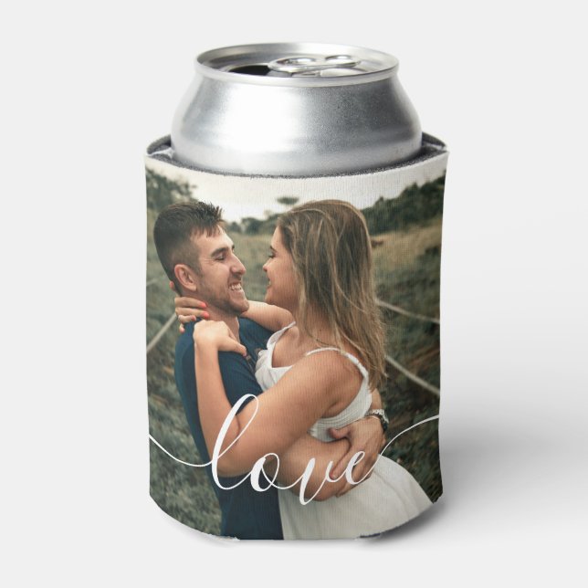 Add Your Own Photo Custom Script Love Can Cooler (Can Front)