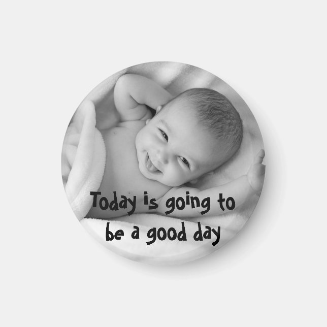 Add Your Own Photo Cute Quote Personalised Magnet (Front)
