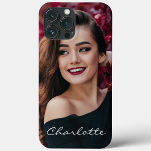 Add Your Own Photo DIY Custom Personalised Name iPhone 13 Pro Max Case