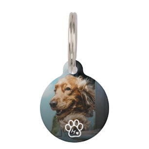 Add Your Own Photo Dog Pets Monogram Pet Tag