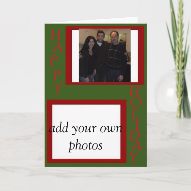 add your own photo greeting cards (Front)