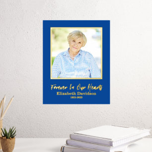 Add Your Own Photo In Memory Of  8x10 Foil Prints