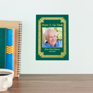 Add Your Own Photo In Memory Of Celtic 5x7 Foil Prints