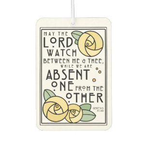 Add Your Own Photo Mizpah Blessing Air Freshener