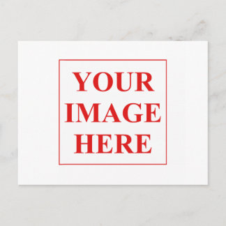 Add your own photo or image postcard