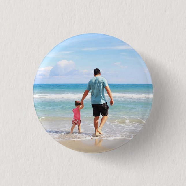 Add Your Own Photo or Text 3 Cm Round Badge (Front)