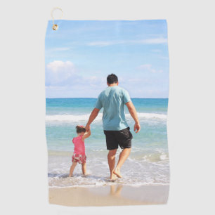 Add Your Own Photo or Text Golf Towel