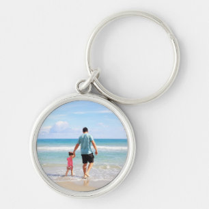 Add Your Own Photo or Text Key Ring