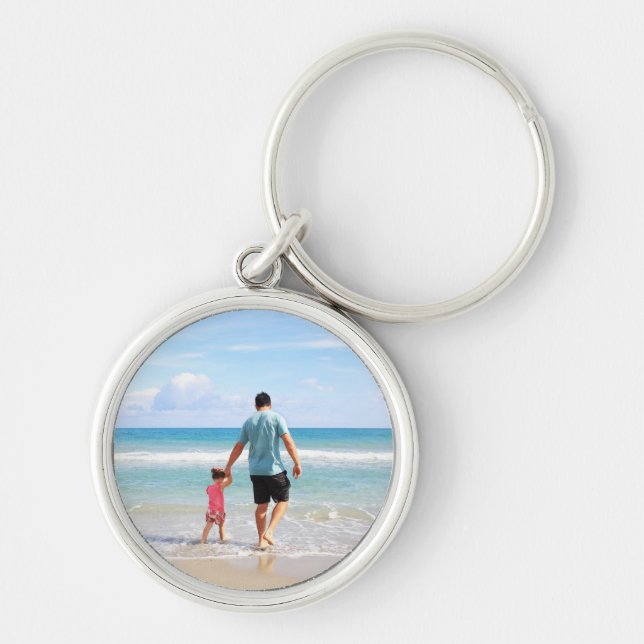 Add Your Own Photo or Text Key Ring (Front)