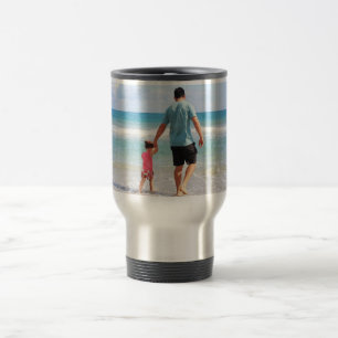 Add Your Own Photo or Text Travel Mug