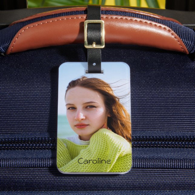 Add Your Own Photo Personalised Luggage Tag (Front Insitu 2)