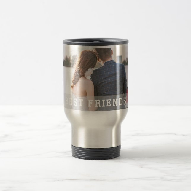 Add Your Own Photo Personalised Travel Mug (Center)