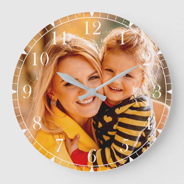 Add Your Own Photo | Template Large Clock (Front)