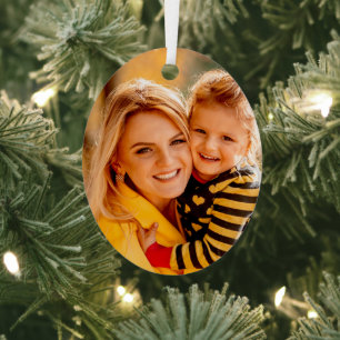 Add Your Own Photo Template Metal Tree Decoration