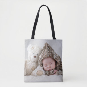  Add Your Own Photo Two Sided Custom Tote Bag