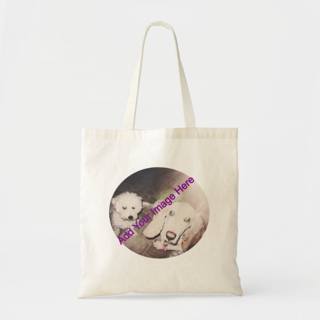 Add Your Own Picture Tote Bag (Front)