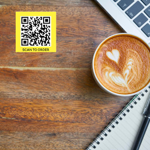 Add your own QR Code Scan to order Minimal Simple