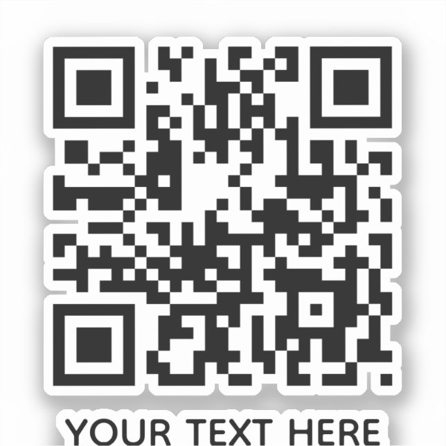 Add your own QR Code text Scan Minimal Simple (Front)