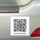 Add your own QR Code text Scan Minimal Simple