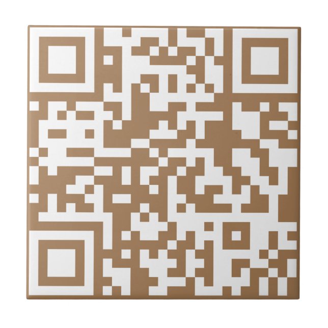 Add your own QR Code text Scan Minimal Simple Tile (Front)