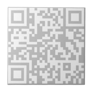 Add your own QR Code text Scan Minimal Simple Tile