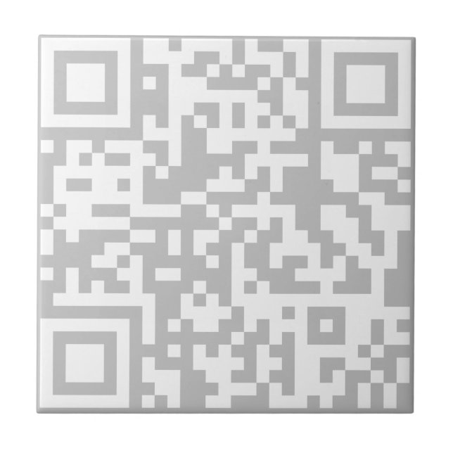 Add your own QR Code text Scan Minimal Simple Tile (Front)