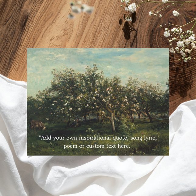 Add Your Own Quote Classic Vintage Painting Postcard (Creator Uploaded)