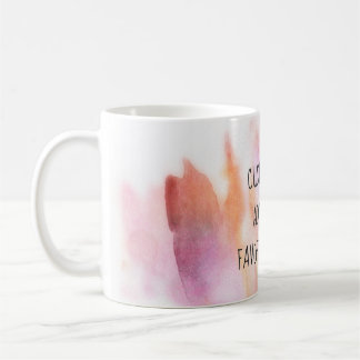 add your own quote custom mug watercolor art
