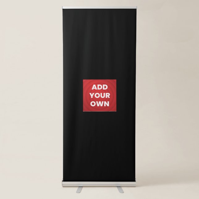 Add Your Own Retractable Banner (Front)