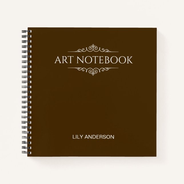 Add Your Own Subject and Name with 2025 Calendar N Notebook (Front)