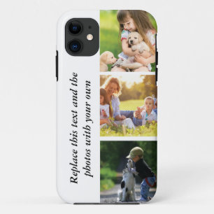 Add your own text and pics  iPhone 11 case