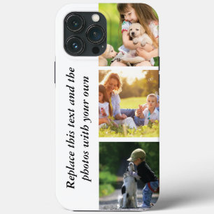 Add your own text and pics iPhone 13 pro max case