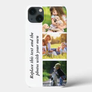 Add your own text and pics iPhone 13 case