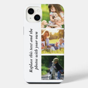 Add your own text and pics iPhone 14 plus case
