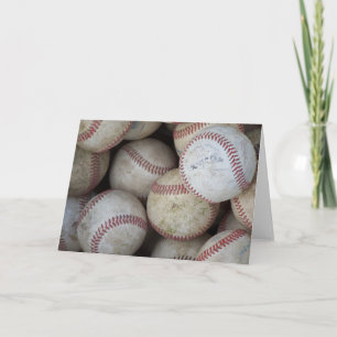 ADD YOUR OWN TEXT Baseball Themed Card